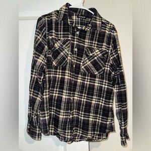 True Religion Men’s Plaid Flannel Shirt